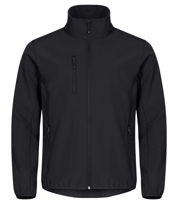 Classic Softshell Jacket Black - Suomen Brodeeraus