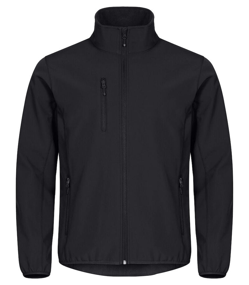 Classic Softshell Jacket Black - Suomen Brodeeraus