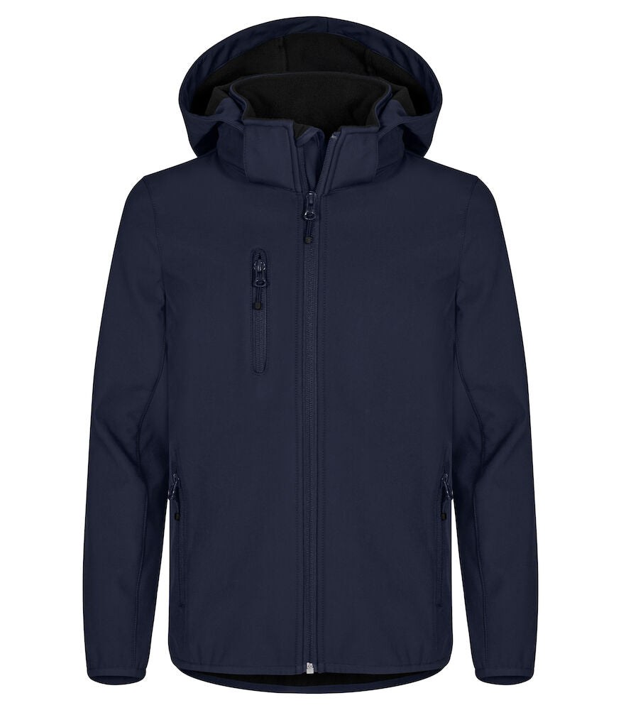 Classic Softshell Jacket Jr Dark navy 110/120 | Suomen Brodeeraus