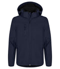 Classic Softshell Jacket Jr Dark navy 110/120 - Suomen Brodeeraus