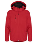 Classic Softshell Jacket Jr Red 110/120 - Suomen Brodeeraus