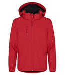 Classic Softshell Jacket Jr Red 110/120 - Suomen Brodeeraus