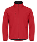 Classic Softshell Jacket Red - Suomen Brodeeraus