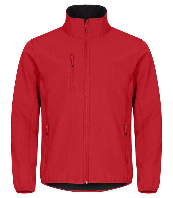 Classic Softshell Jacket Red - Suomen Brodeeraus