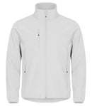 Classic Softshell Jacket White - Suomen Brodeeraus