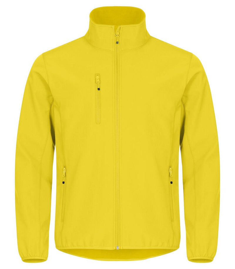 Classic Softshell Jacket Yellow 2XL - Suomen Brodeeraus