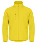 Classic Softshell Jacket Yellow L - Suomen Brodeeraus