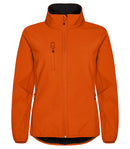 Classic Softshell Jkt Lady Bl orange - Suomen Brodeeraus