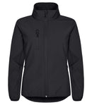 Classic Softshell Jkt Lady Black - Suomen Brodeeraus