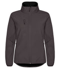 Classic Softshell Jkt Lady Dark Grey 2XL - Suomen Brodeeraus