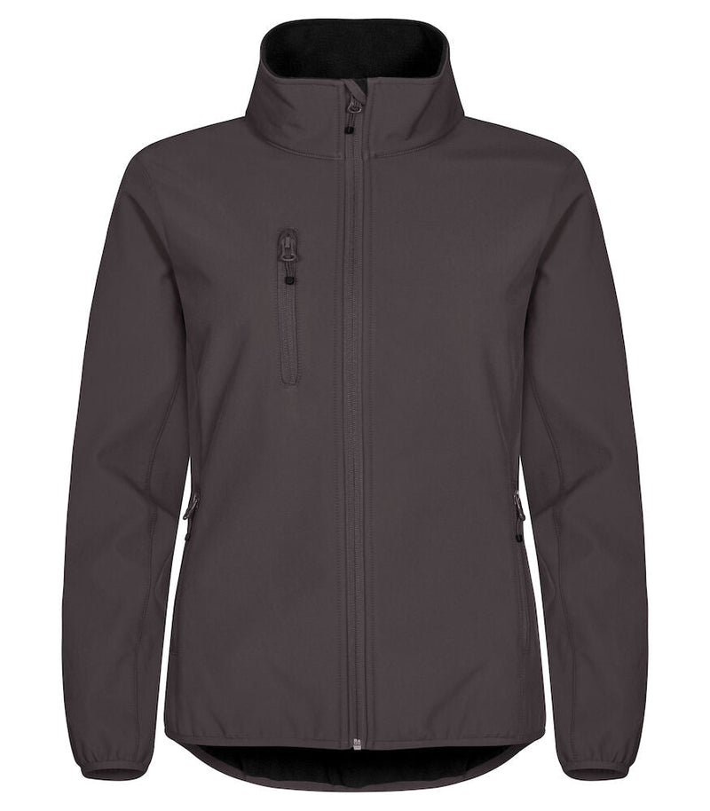 Classic Softshell Jkt Lady Dark Grey 2XL - Suomen Brodeeraus