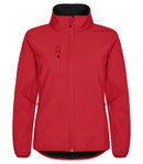 Classic Softshell Jkt Lady Red - Suomen Brodeeraus