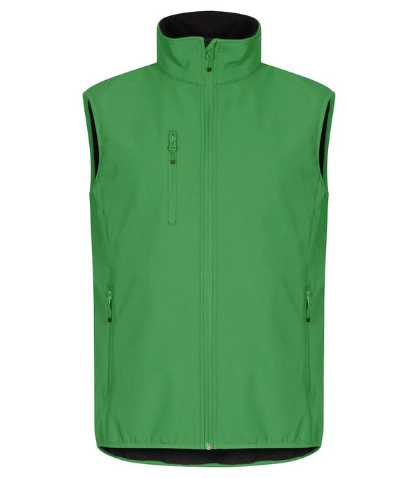 Classic Softshell Vest Apple green L - Suomen Brodeeraus