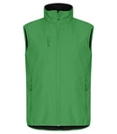 Classic Softshell Vest Apple green XL - Suomen Brodeeraus