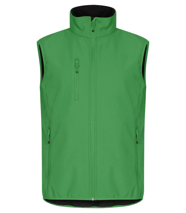 Classic Softshell Vest Apple green XS - Suomen Brodeeraus