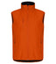 Classic Softshell Vest Bl orange S - Suomen Brodeeraus