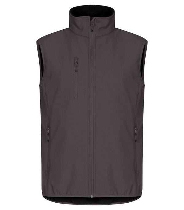 Classic Softshell Vest Dark Grey 2XL - Suomen Brodeeraus