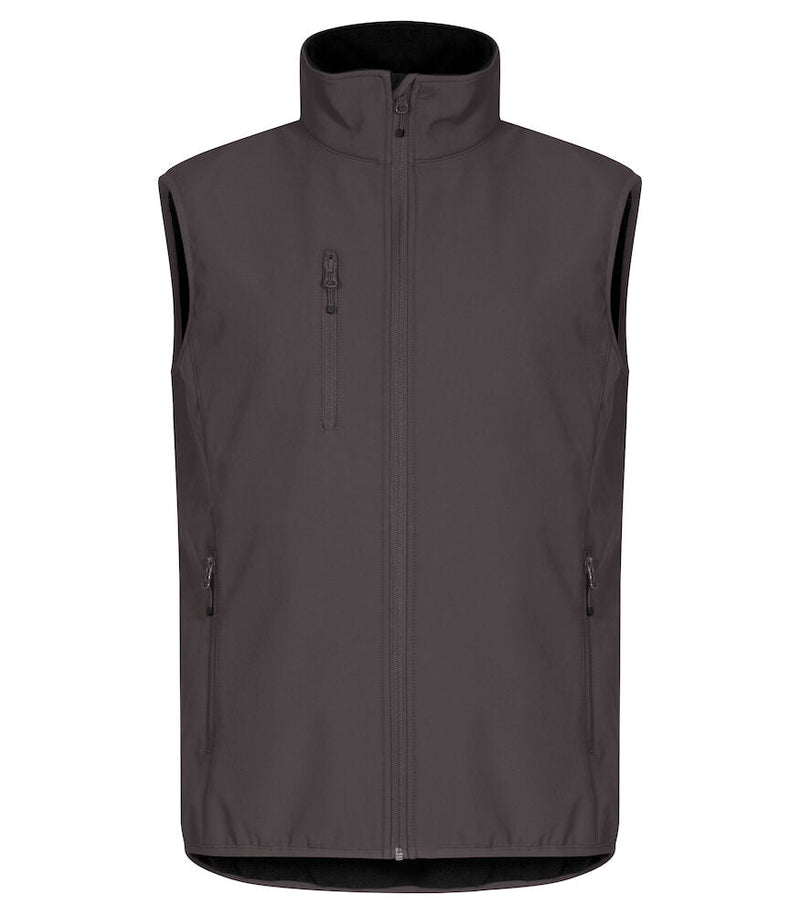 Classic Softshell Vest Dark Grey 3XL - Suomen Brodeeraus