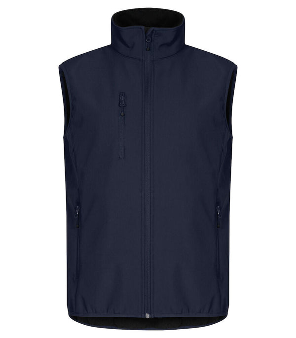 Classic Softshell Vest Dark navy 2XL - Suomen Brodeeraus