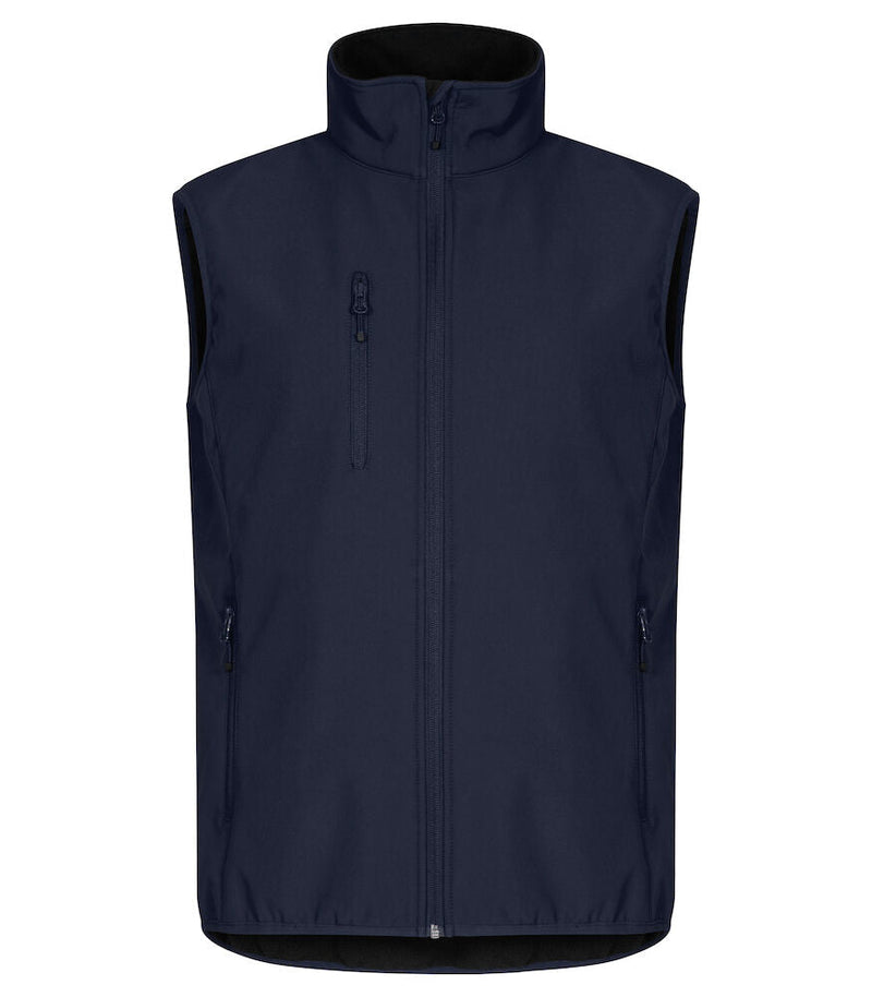 Classic Softshell Vest Dark navy 3XL - Suomen Brodeeraus