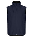 Classic Softshell Vest Dark navy L - Suomen Brodeeraus