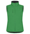 Classic Softshell Vest Lady Apple green 2XL - Suomen Brodeeraus