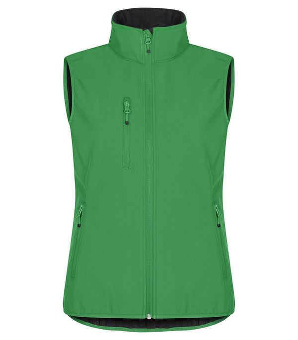 Classic Softshell Vest Lady Apple green 2XL - Suomen Brodeeraus