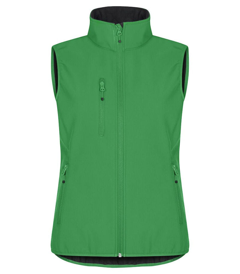 Classic Softshell Vest Lady Apple green 2XL - Suomen Brodeeraus