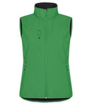 Classic Softshell Vest Lady Apple green S - Suomen Brodeeraus