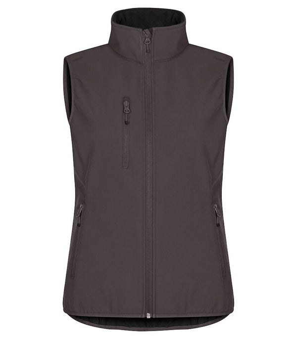 Classic Softshell Vest Lady Dark Grey 2XL - Suomen Brodeeraus