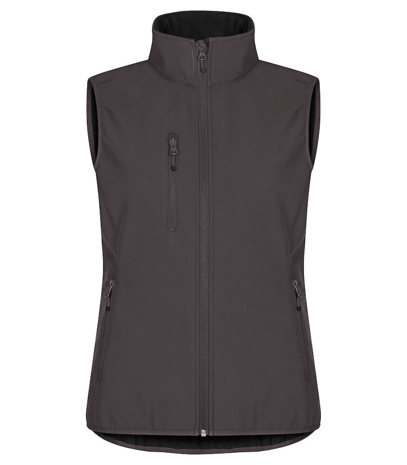 Classic Softshell Vest Lady Dark Grey 2XL - Suomen Brodeeraus