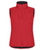 Classic Softshell Vest Lady Red - Suomen Brodeeraus