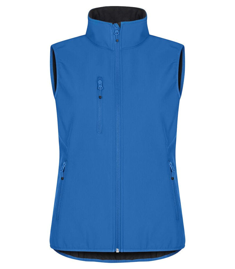 Classic Softshell Vest Lady Royalblue - Suomen Brodeeraus