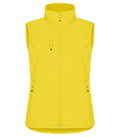 Classic Softshell Vest Lady Yellow - Suomen Brodeeraus