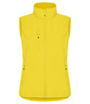 Classic Softshell Vest Lady Yellow - Suomen Brodeeraus