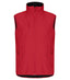 Classic Softshell Vest Red - Suomen Brodeeraus