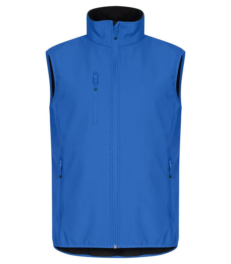 Classic Softshell Vest Royalblue - Suomen Brodeeraus