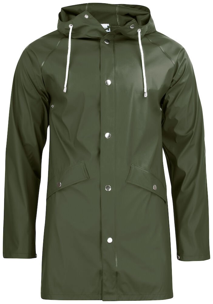 Clique Classic Rain Jacket Hunter green - Suomen Brodeeraus