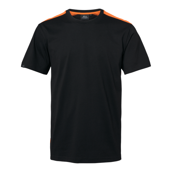 Conrad T-shirt Black/Orange - Suomen Brodeeraus