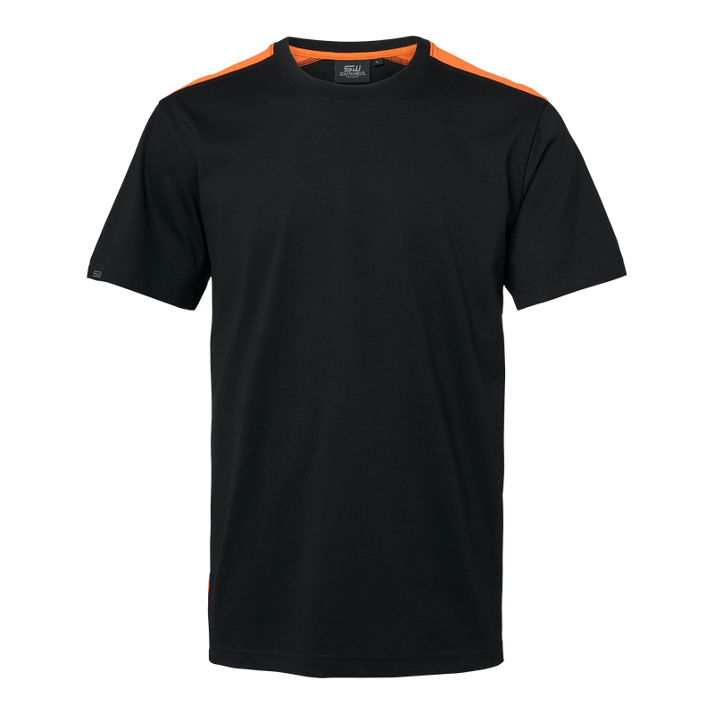 Conrad T-shirt Black/Orange - Suomen Brodeeraus