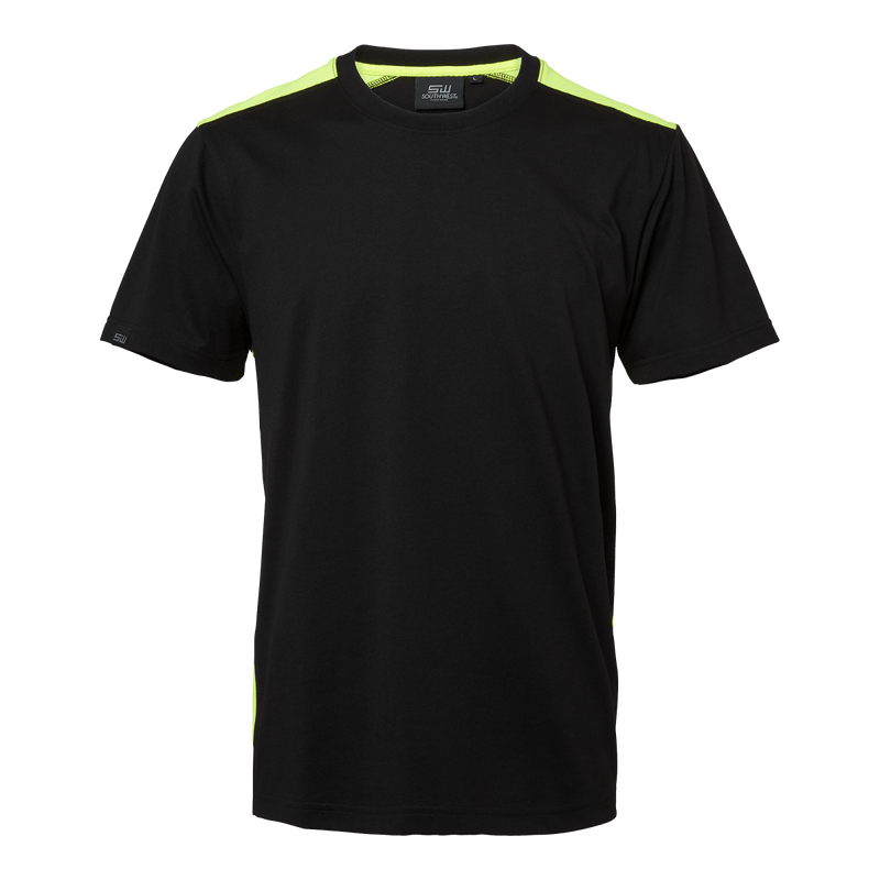 Conrad T-shirt Black/Yellow - Suomen Brodeeraus