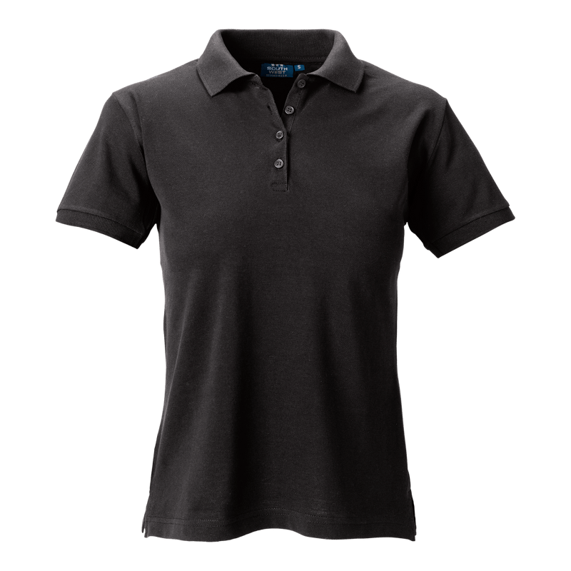 Coronita Polo w Black - Suomen Brodeeraus