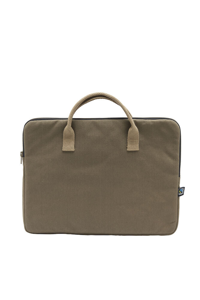 COTTOVER CANVAS COMPUTER CASE ( DK. OLIVE ONE SIZE - Suomen Brodeeraus