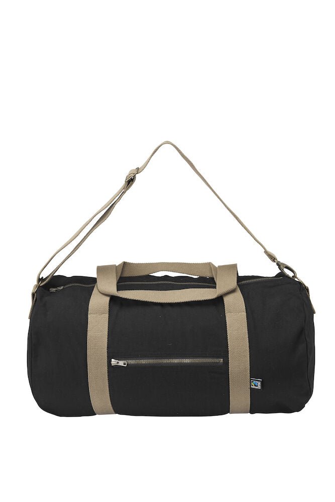 COTTOVER CANVAS DUFFLEBAG (GOTS) BLACK One Size - Suomen Brodeeraus