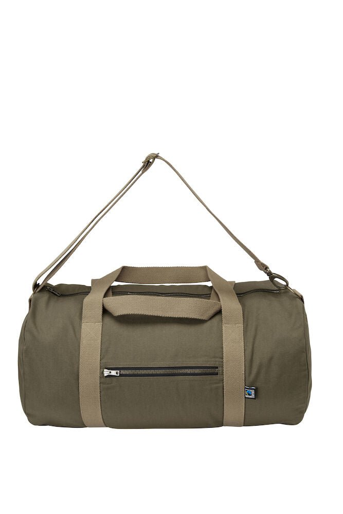 COTTOVER CANVAS DUFFLEBAG (GOTS DK. OLIVE One Size - Suomen Brodeeraus