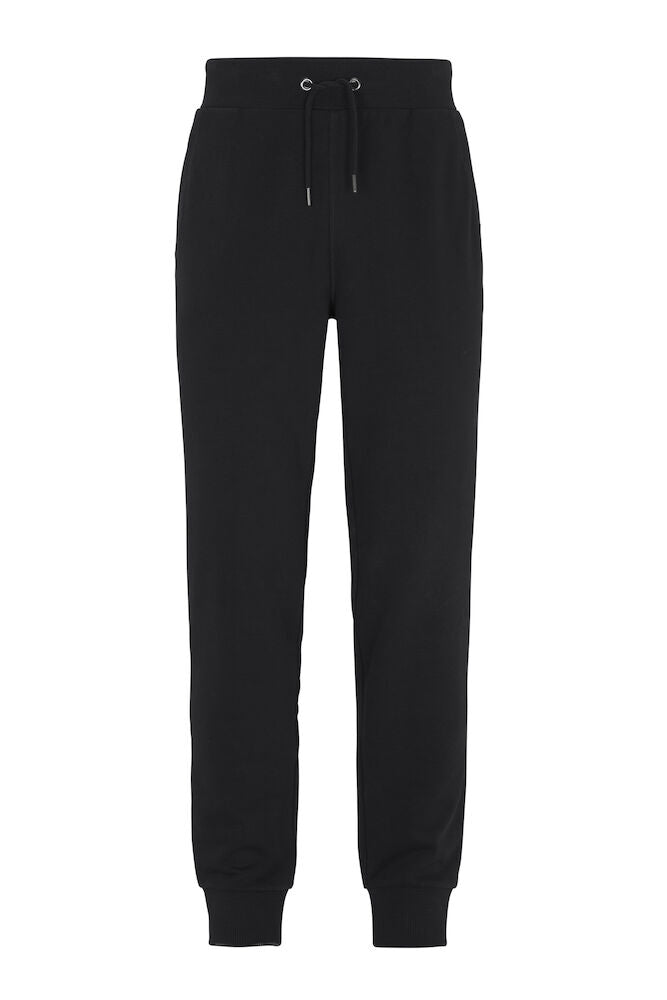 COTTOVER F. TERRY FZ PANTS MAN BLACK - Suomen Brodeeraus