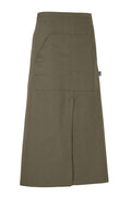 COTTOVER WAIST APRON LONG DK. OLIVE One Size - Suomen Brodeeraus