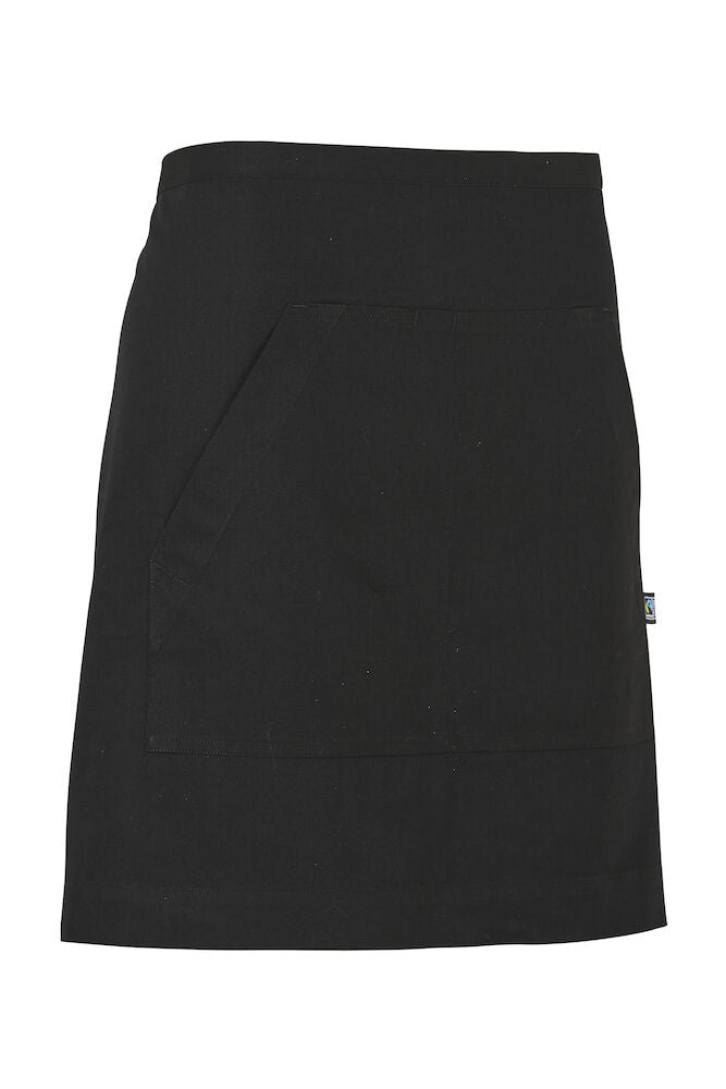 COTTOVER WAIST APRON SHORT BLACK One Size - Suomen Brodeeraus