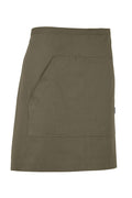 COTTOVER WAIST APRON SHORT DK. OLIVE One Size - Suomen Brodeeraus