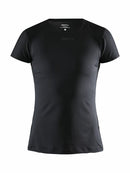 Craft ADV Essence SS Slim Tee W Black - Suomen Brodeeraus